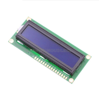 1602 16x2 Character LCD Display Module HD44780 Controller Blue Blacklight