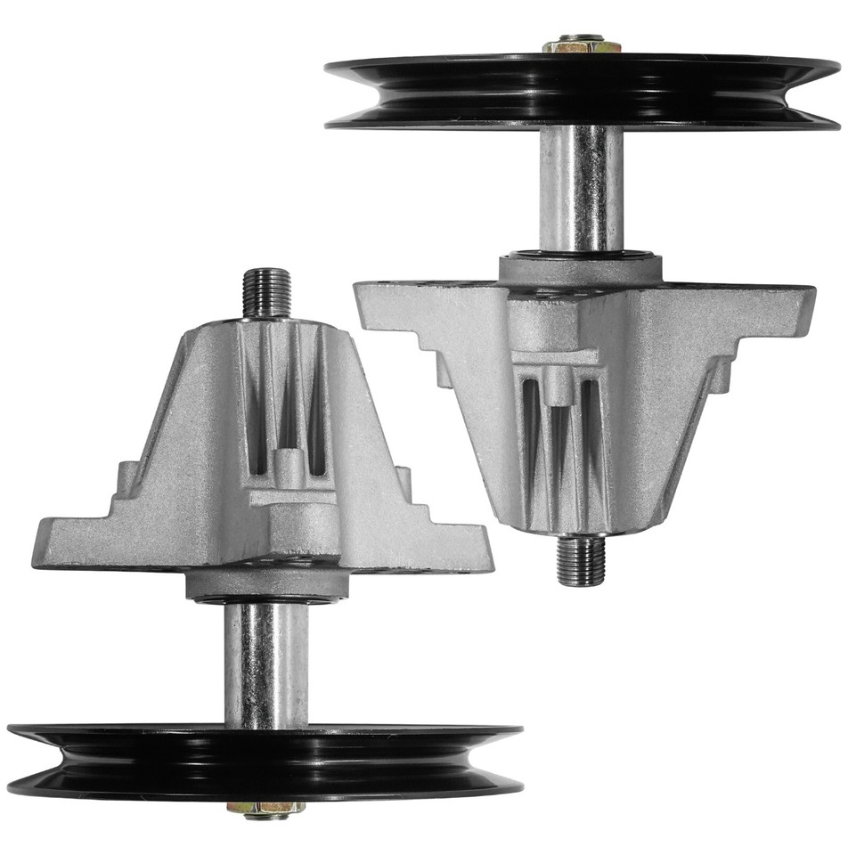 Rasenmäherdeck-Umbau-Set Für Cub Cadet, MTD – Mit 2 Spindeln, 2 Riemenscheiben & Riemen