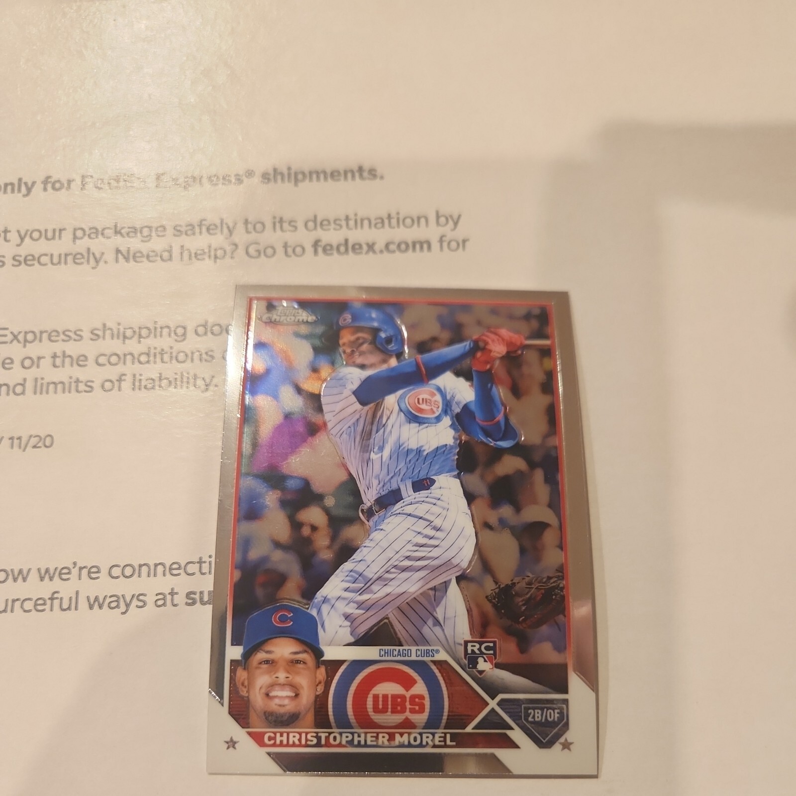 2023 Topps Chrome Christopher Morel Rookie #198 Chicago Cubs