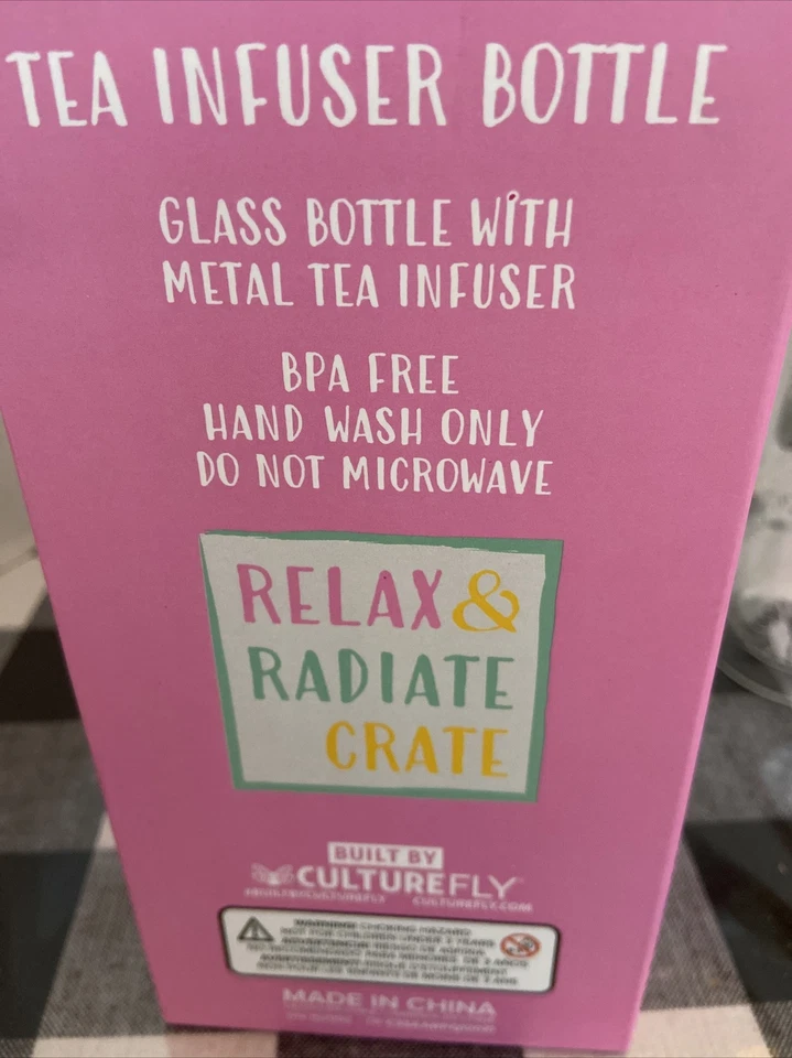 Botella infusora de té de vidrio de doble capa portátil separación de té y agua 🎁🎁 Foto 4 de 4