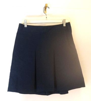 Cat & Jack Skort School Uniform Girls Size 14 Navy Blue Pleated Zipper