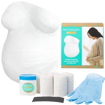 Belly Casting Kit Pregnancy Keepsake Making Kit Easy DIY Plaster Cast Baby Bu...