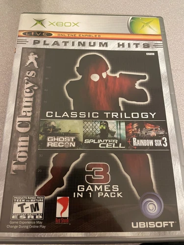 Microsoft XBox Tom Clancy's Classic Trilogy   game ( free shipping to cdn