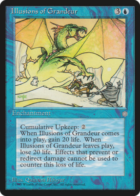 Illusions of Grandeur X (1) MTG Ice Age Excellent/Near Mint
