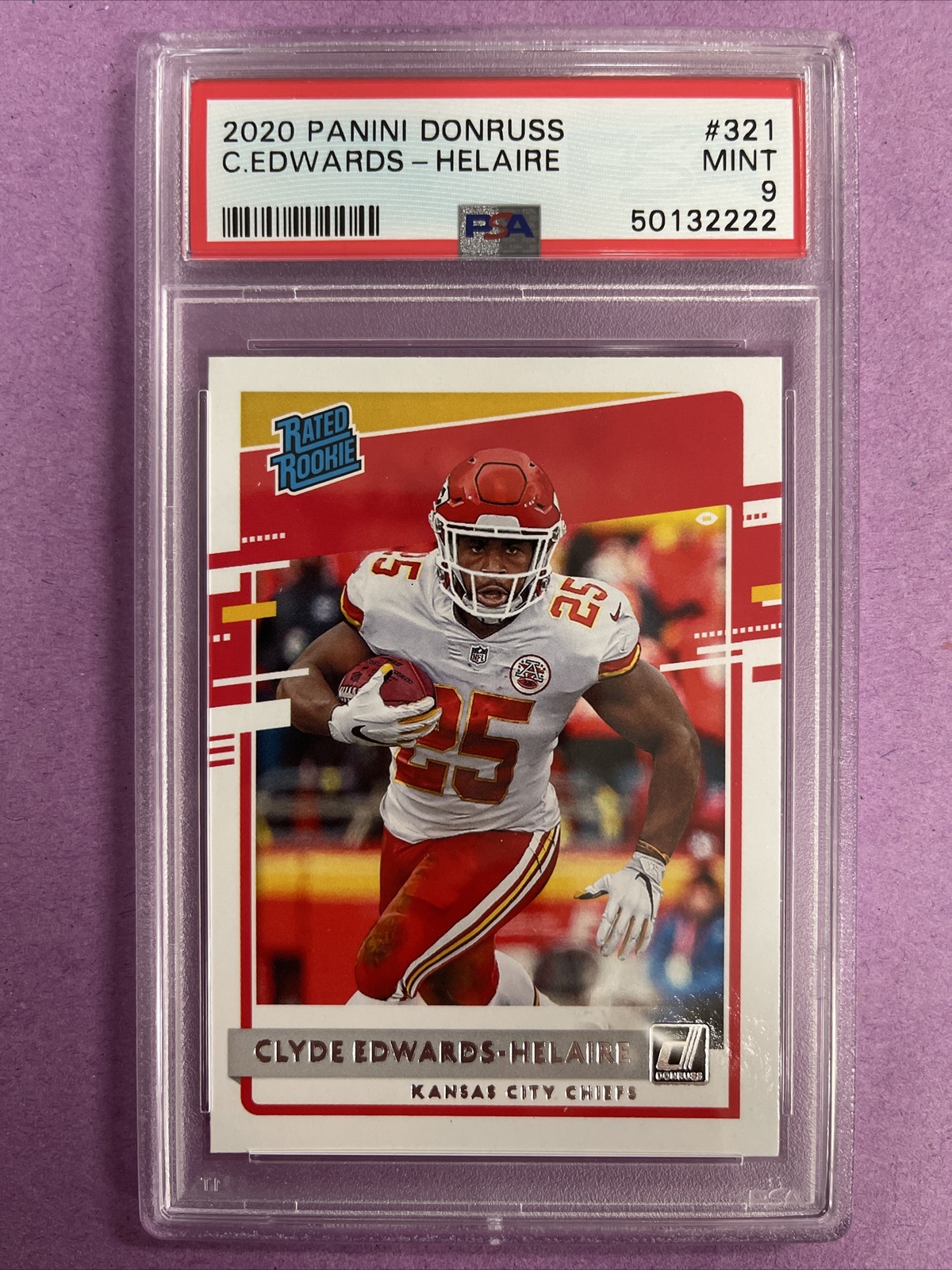 Clyde Edwards-Helaire Panini Donruss #321 Base
