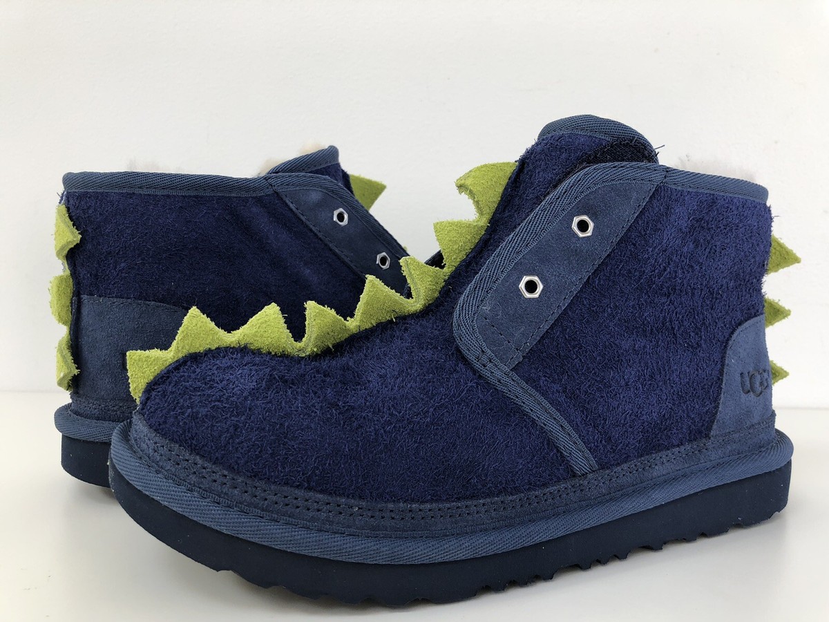 NIB UGG Australia Youth Kid's US 3 Dydo Neumel II Dinosaur Navy