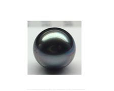 AAA 11-12mm natural tahitian genuine black loose pearl undrilled