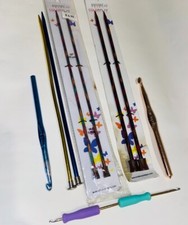 Knitters Pride COLOR PLAY Laminated Birch Wood  Boye Knitting needles 10 pc Lot