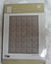 QUICKUTZ Embossing Folder Retro Squares EF-A2-041