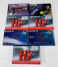 Sony TDK Sealed Cassette Lot Hi Fi 60 / 90 / 110