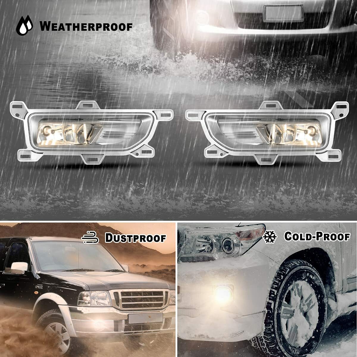 Sell 04-12 NISSAN TITAN 04-07 ARMADA YELLOW BUMPER FOG LIGHTS SWITCH RELAY BULBS In Rowland - Foto 8