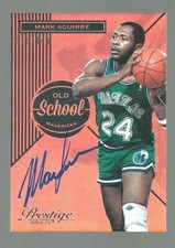2014 PRESTIGE OLD SCHOOL #38  MARK AGUIRRE  AUTO  NM/MT  MAVERICKS  119/149
