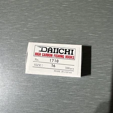 Daiichi 1710 Size 16 Hooks (100 Pack)