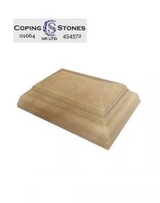 510mm x 370mm Fluted Apex Pier Cap (Various Colours Available)