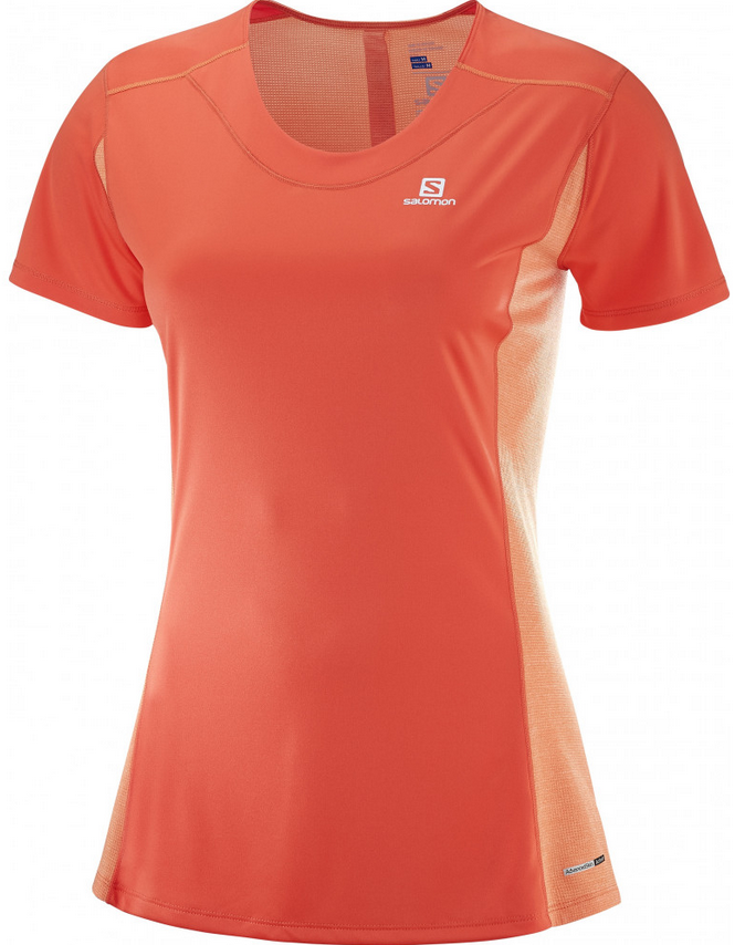 Salomon Camicia da corsa agile heather donna manica corta