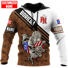 Personalized Puerto Rico Boricua Tattoo 3D HOODIE BEST PRICE ALL OVER PRINT