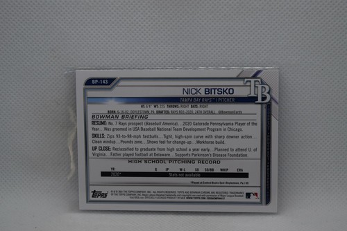 2021 Bowman Prospects and Rookies Select Your Future Stars - Free Shipping! - Picture 227 of 237