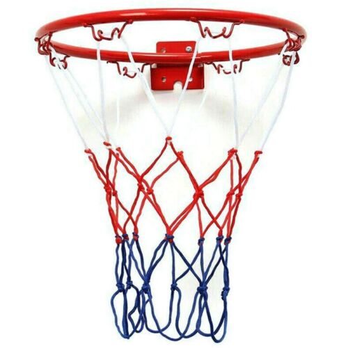 32cm Wall Mounted Basketball Hoop Netting Metal Rim Hanging Basket Basket-Ball  - Picture 1 of 8