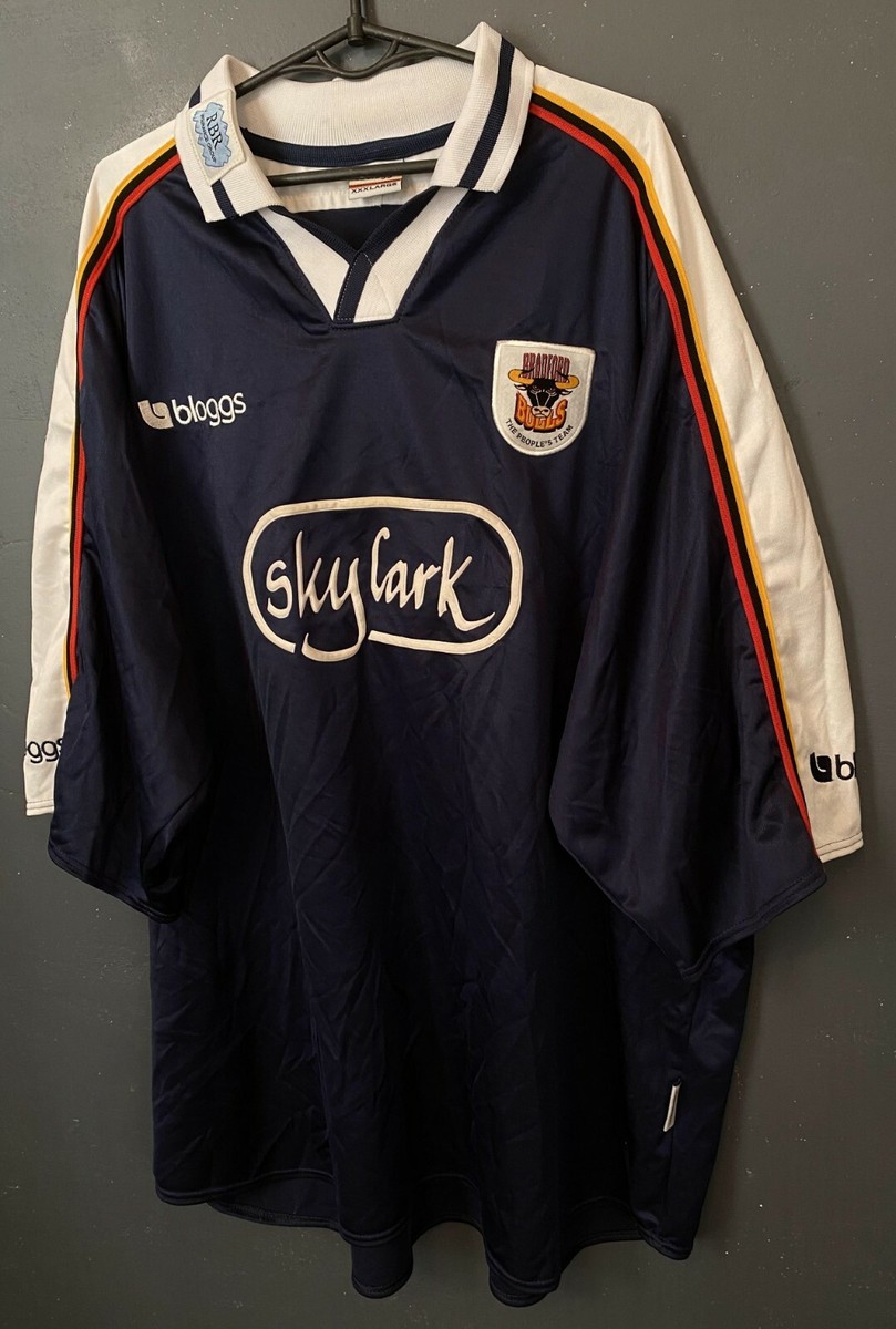 ウェア Bradford Bulls 2002 Jersey Rugby Shirt VINTAGE OLD MEN RUGBY LEAGUE BRADFORD BULLS 2001/2002 SHIRT JERSEY