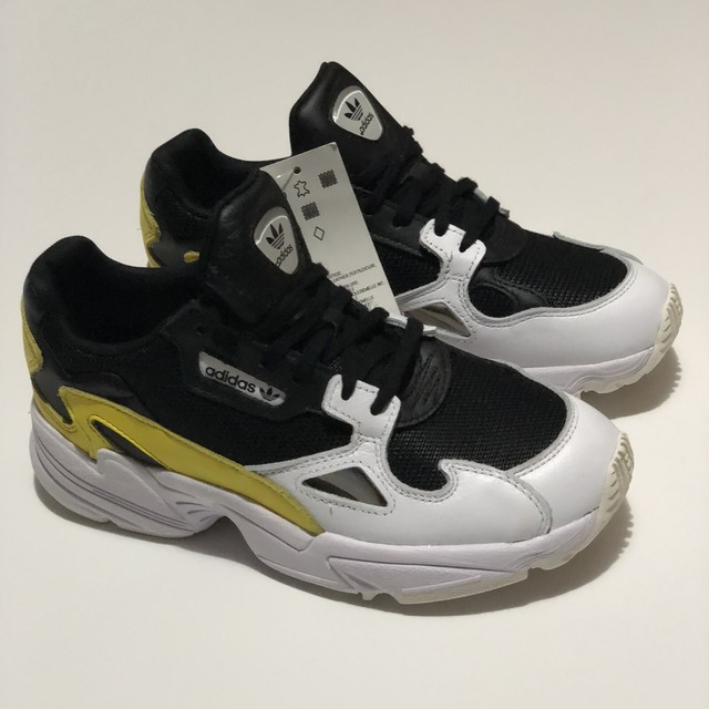 adidas black falcon trainers