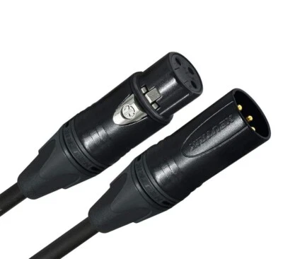 x'FT Mogami 2534 Neutrik Gold XLR-M male to XLR-F Female balance Star Quad Cable