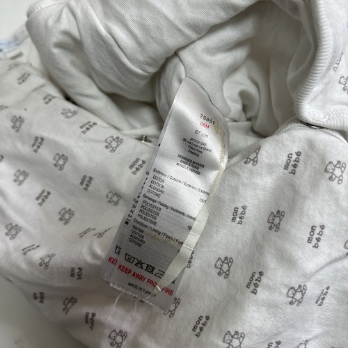 Jacadi Paris Infant Girls 6 Months Mon Bebe Romper Fully Lined Snap Cotton - 第 9/10 張圖片