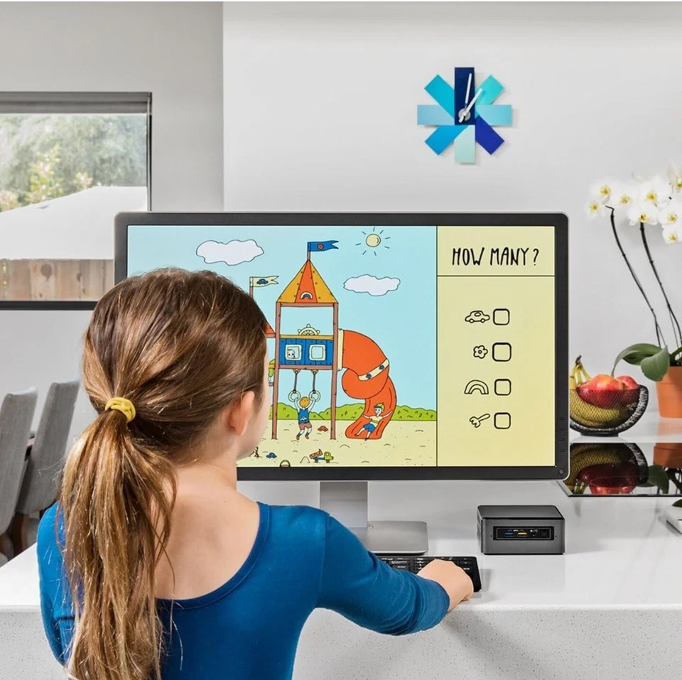 pc intel NUC7 i3 8gb,240ssd ,500,1tb,2tb - Immagine 3 di 4