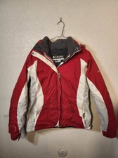 columbia xco jacket women m red/white