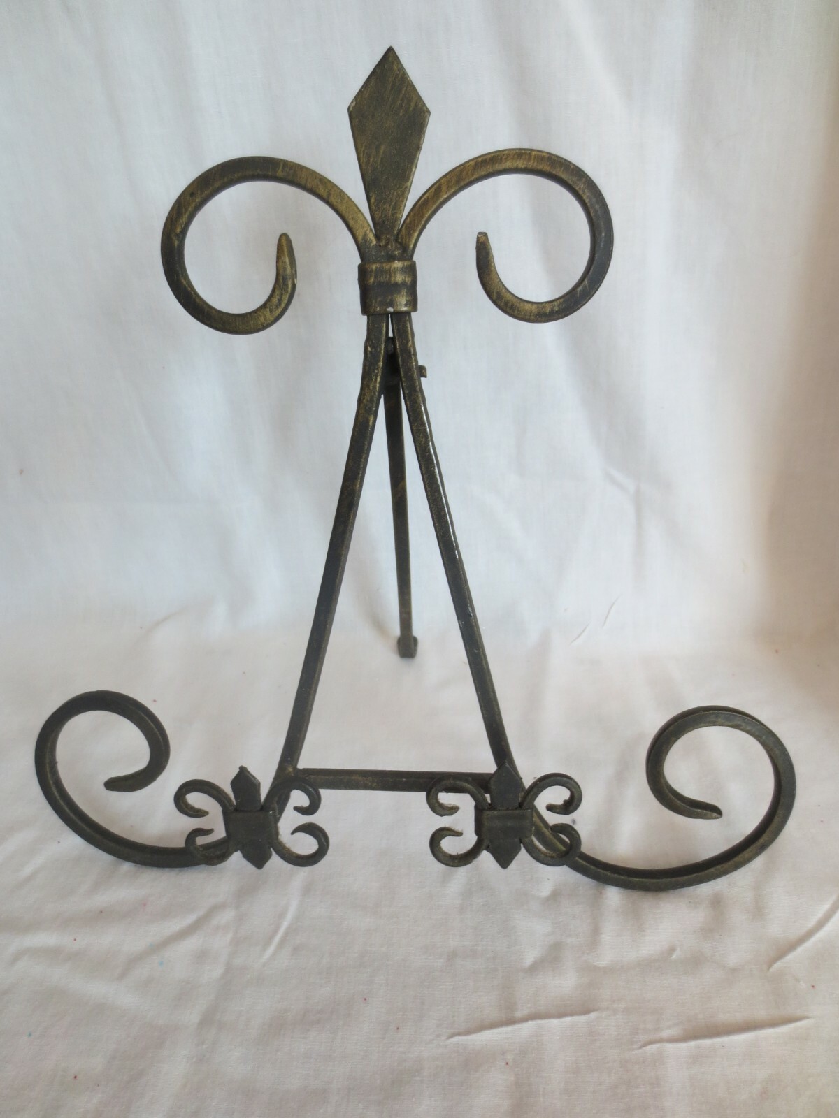 Wrought Iron Black Easel Picture Frame Art Display Stand 12” Tall eBay