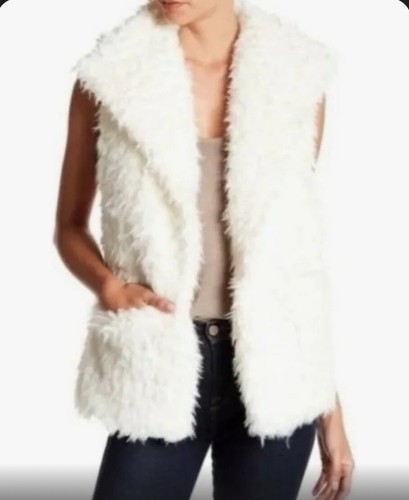 JOHNNY WAS Pete & Greta Jelbe Sherpa Faux Fur Vest Ivory Cream S NEW - Picture 11 of 14