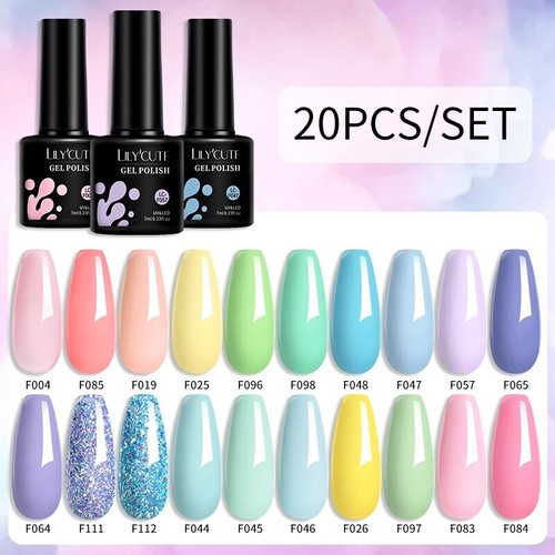20/24PCS Smalto Gel Termico Set 3 Strati Temperatura Smalto Cambia Colore - Foto 85 di 90