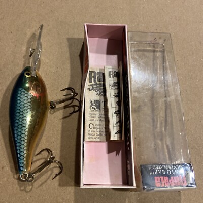 Discontinued Rapala Risto Rap RR-9 In Original Box Silver Blue Tackle Box Find