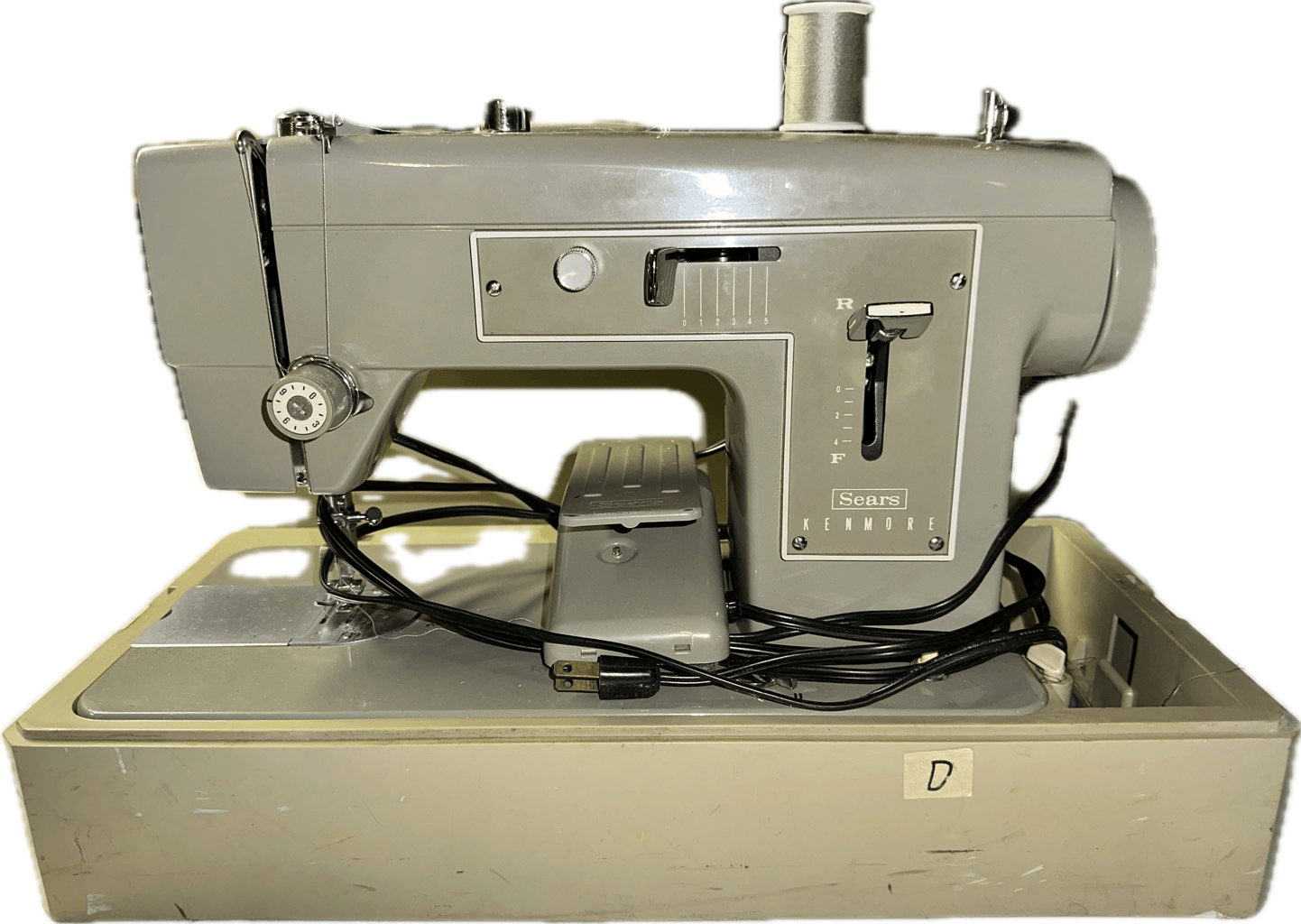 Sears Kenmore 5186 Sewing Machine w/ Foot Pedal + Hard Case eBay