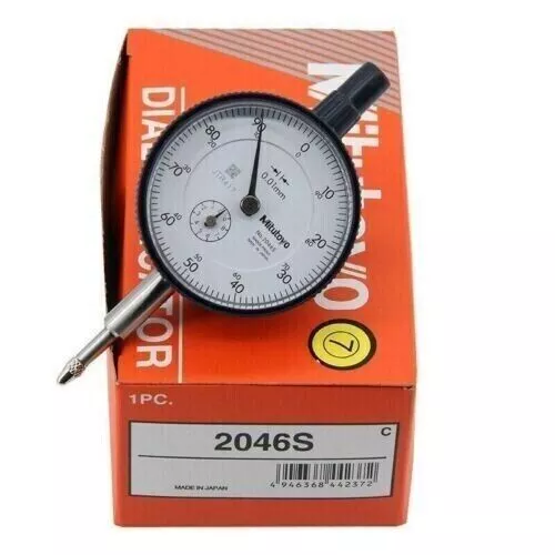 Mitutoyo Dial Indicator 0-10mm , 2046S ,Made in JAPAN