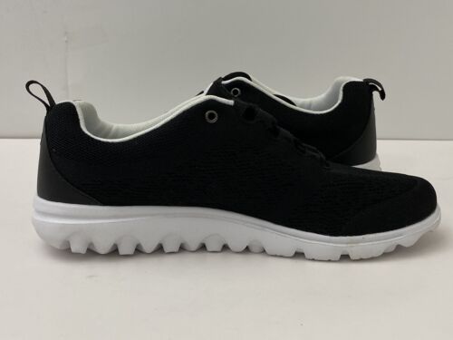 Propet Women's Travelactiv Fashion Sneaker Size 8 N(AA) Black - Picture 3 of 10