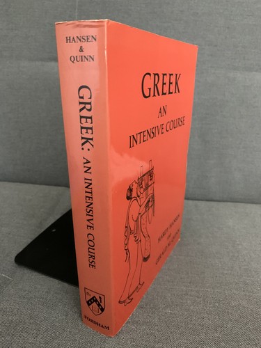 Greek an Intensive Course Hardy Hansen Large Paperback 1987 Revised Edition - Picture 2 of 4