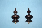 Antique German Clock Finial's