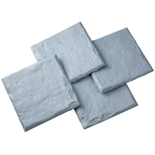 Plastic Garden Stepping Stones, Made of Durable Weatherproof Plastic, Set of 4 -