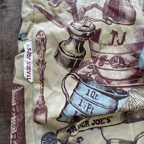 Bolso de mano vintage Trader Joe's utensilios de cocina para hornear té lona bolsa de compras - Imagen 3 de 12