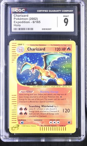 Charizard graded CGC 9 for sale on eBay