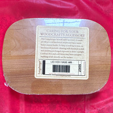 Longaberger WoodCrafts Ersatzdeckel DECKEL - HOH VASE - WB Ahornholz 50937