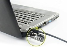 RUBAN 6ft Laptop Security Cable Lock Strong Steel Anti Theft 4 Digit Combo