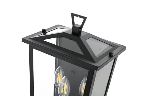 Elegant Lighting Richmond 7" Outdoor Pendant In Black - Picture 4 of 8