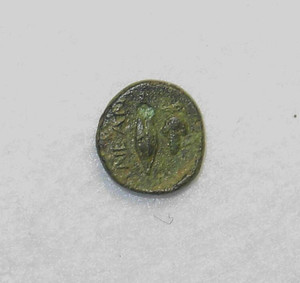 Troas, Neandria  AE 11, circa 300 BC, Apollo / Barley Grain, VF