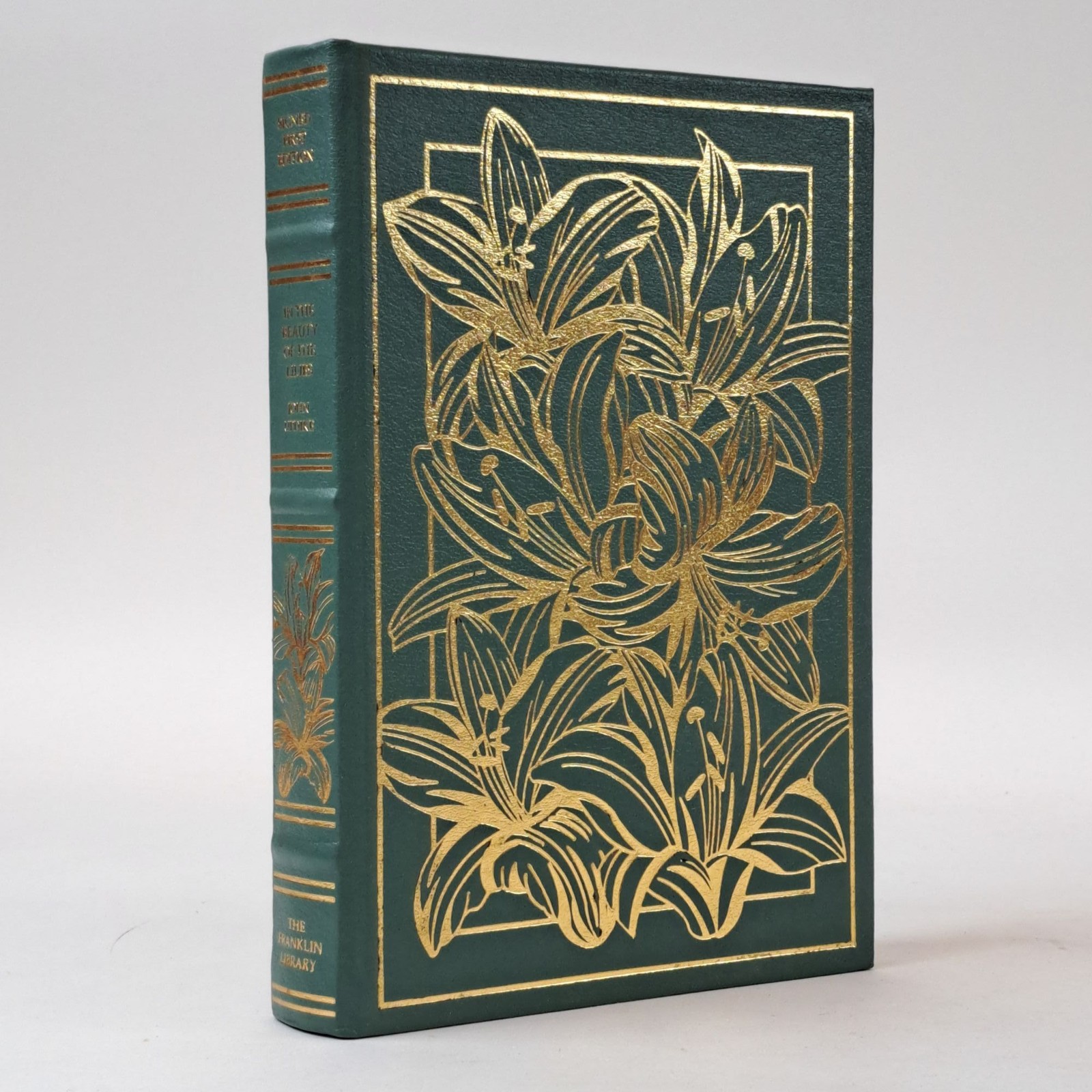 John Updike / IN THE BEAUTY OF THE LILIES Signed 1st ed Franklin Library 1996