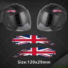 Helmet Stickers - Reflective Decals for Motorcycle Tank & Car - Flag Designs