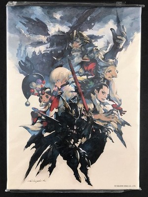 Bravely Default 10th Anniversary Exhibition Council of Six F4 Canvas Art Board 3