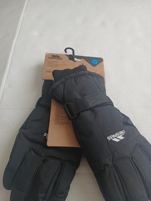 Trespass Gohan II Unisex Ski Gloves XL Black BNWT Freepost