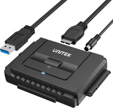 Unitek 3322A USB 3.0 to IDE and SATA Converter External Hard Drive Adapter Kit