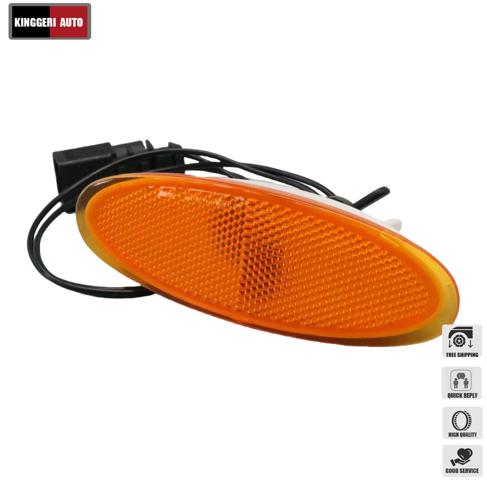 2Pcs Front Bumper Side Marker Light Lamp for Bentley Gt Gtc Flying Spur